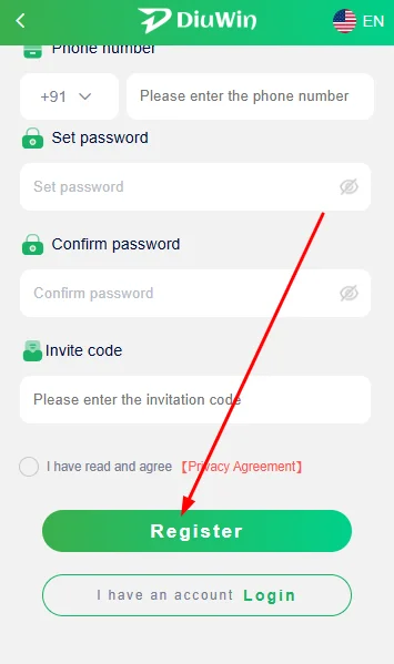 click on the register button at last