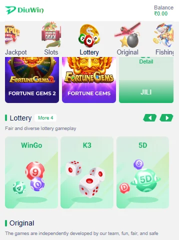 play lottery games in diuwin