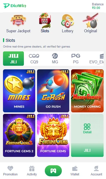 play slots games in diuwin